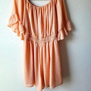 Peach romper